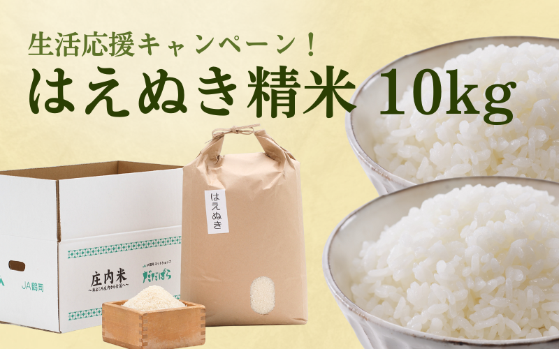 【生活応援】はえぬき 10kg