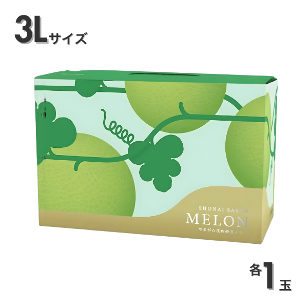 つる付き鶴姫セット【庄内砂丘メロン】の商品画像 6