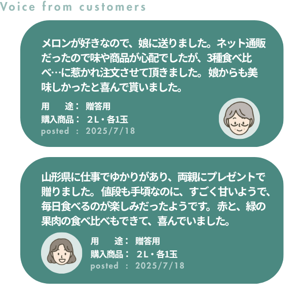 鶴岡メロン三昧【庄内砂丘メロン】の商品画像 8