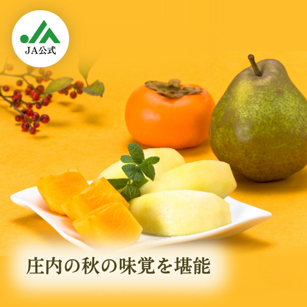 庄内柿＆ラ・フランスセット | 【JA鶴岡公式】山形名産品のお取り寄せ